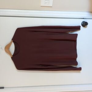 ATM wine colored sweater L